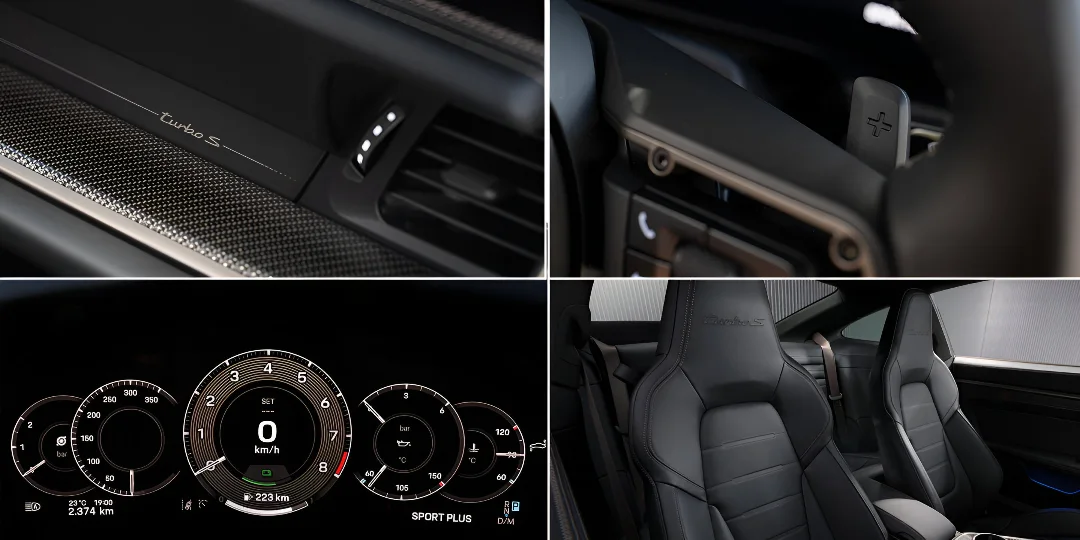 Porsche Launches 2025 911 Turbo S interior Design