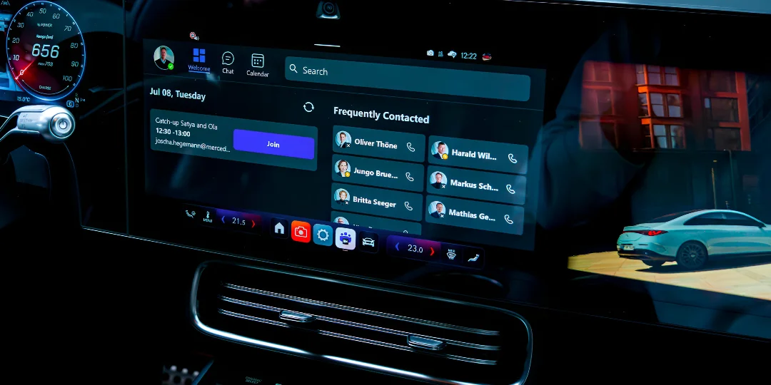 Mercedes-Benz Integrates Microsoft Teams Meetings into New CLA Model