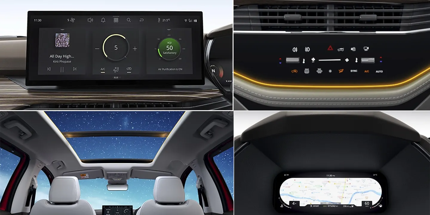 Tata Harrier Petrol Interior And Feature Highlights 