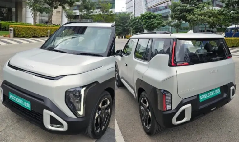 Image for Kia Syros EV spied completely undisguised ahead of launch