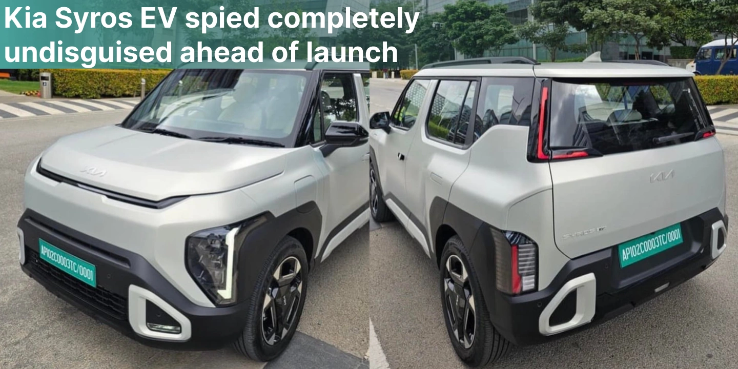 Kia Syros EV spied completely undisguised ahead of launch 1 Kia Syros EV spied completely undisguised ahead of launch