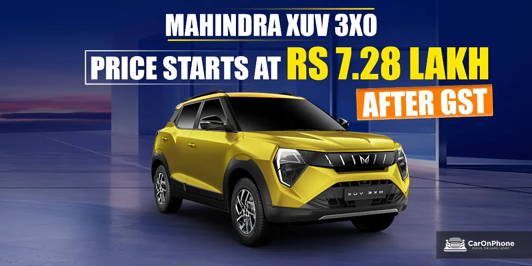 Mahindra XUV 3XO Price Starts At Rs Rs 7.28 lakh After GST - Check Full price list here! cover