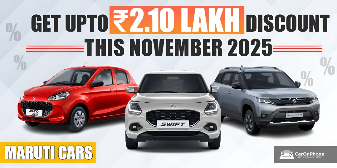 Maruti Suzuki November Discount Go Upto Rs 2.10 Lakh Cover