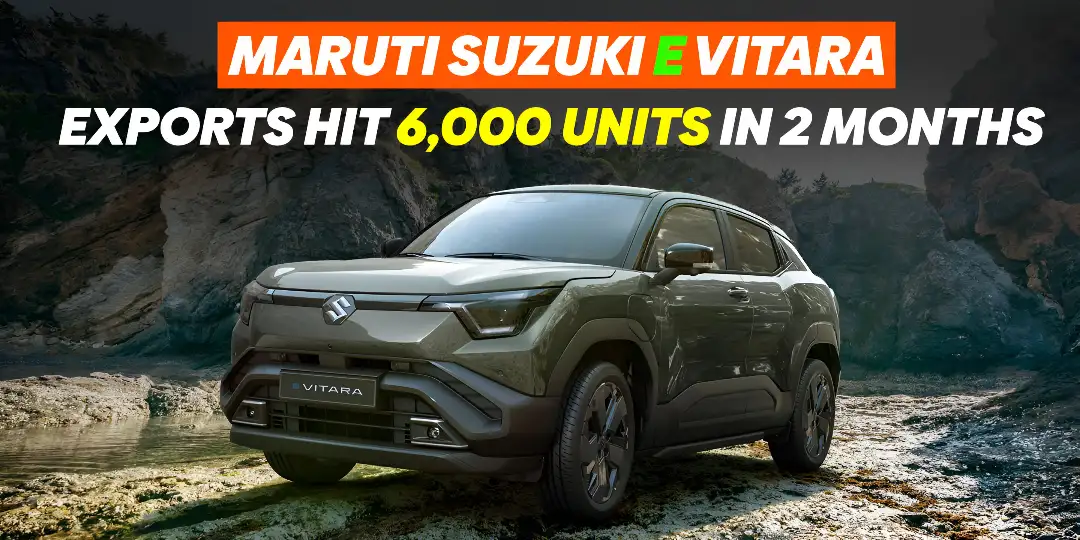 Maruti Suzuki e-Vitara Sets Export Benchmark With 6,068 Units In 2 Months cover