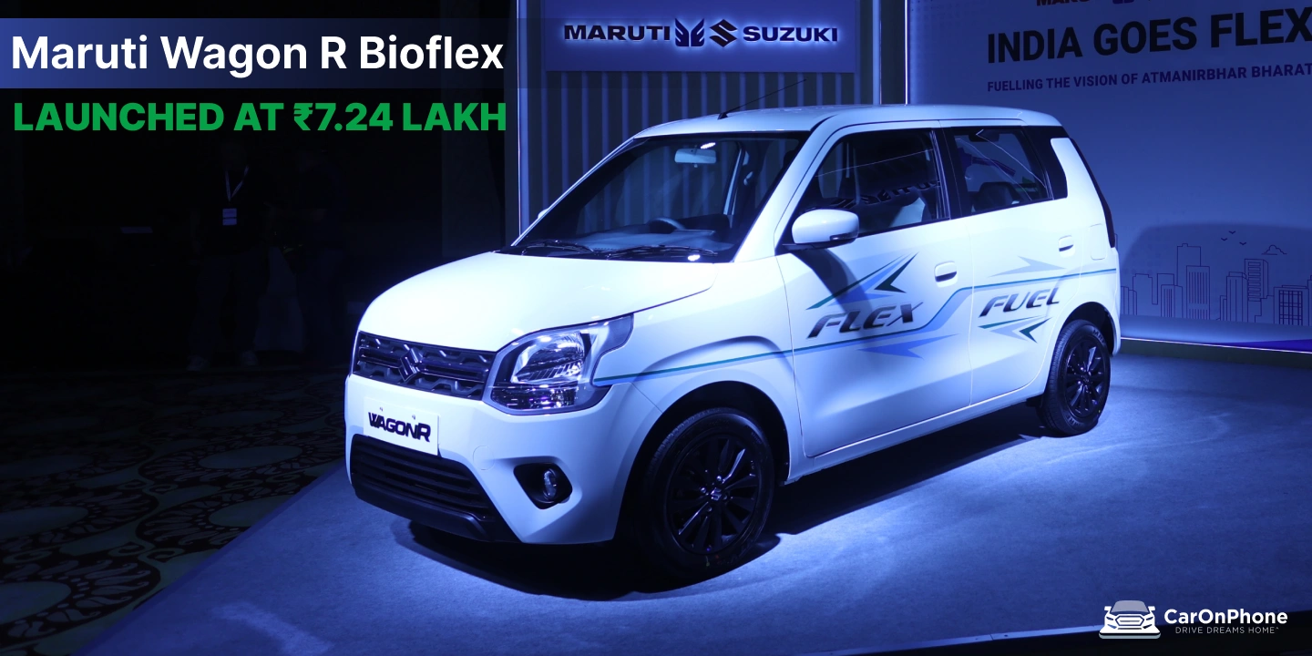 Maruti Wagon R Bioflex Launched at Rs7.24 Lakh – India's First Flex-Fuel Car is Fleet-Only