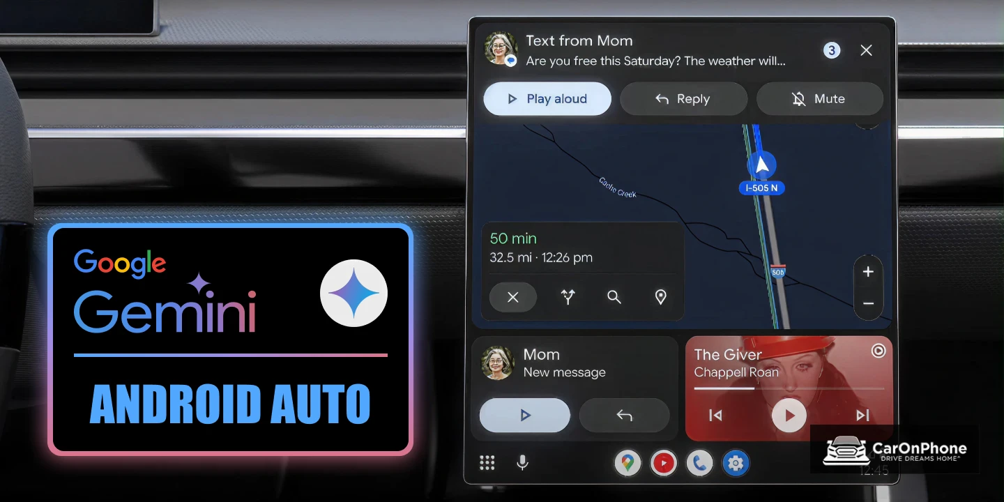 Google’s Generative AI ‘Gemini’ to Support All Cars with “Android Auto”