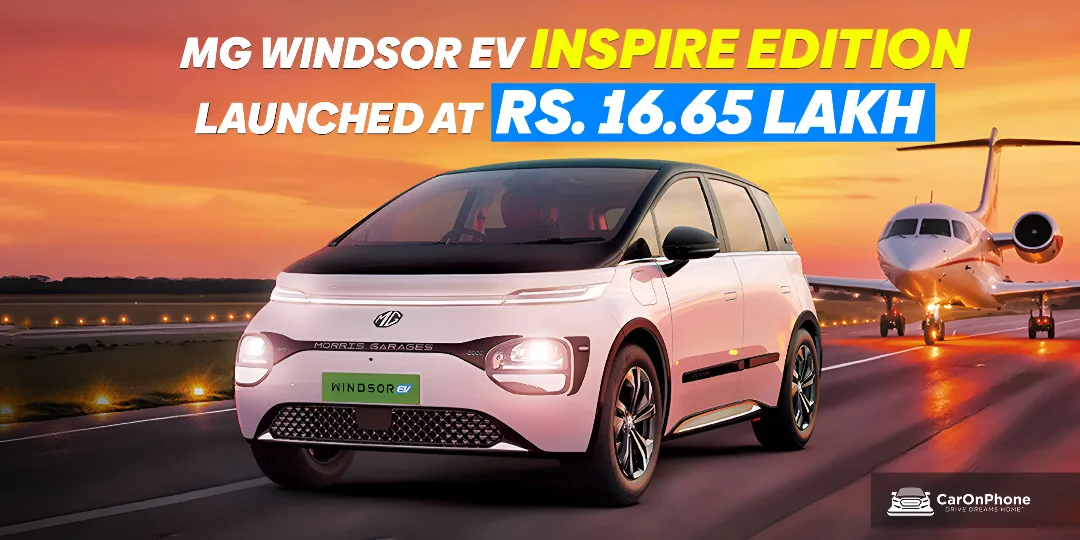 MG Windsor EV Inspire Edition Rolls Out at Rs. 16.65 Lakh with Exclusive Features cover