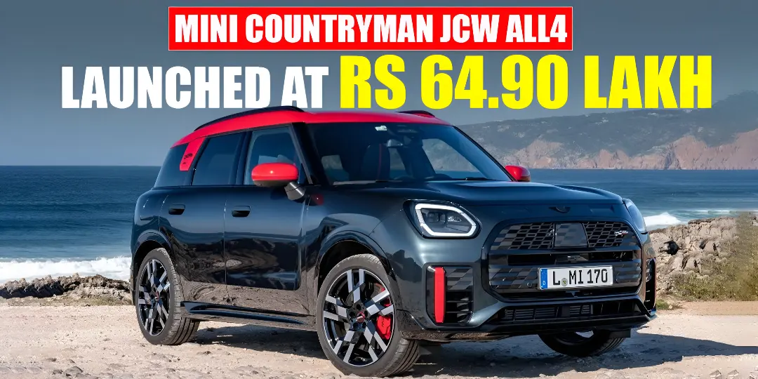 Mini Launches Countryman JCW All4 in India, Priced at ₹64.90 Lakh cover