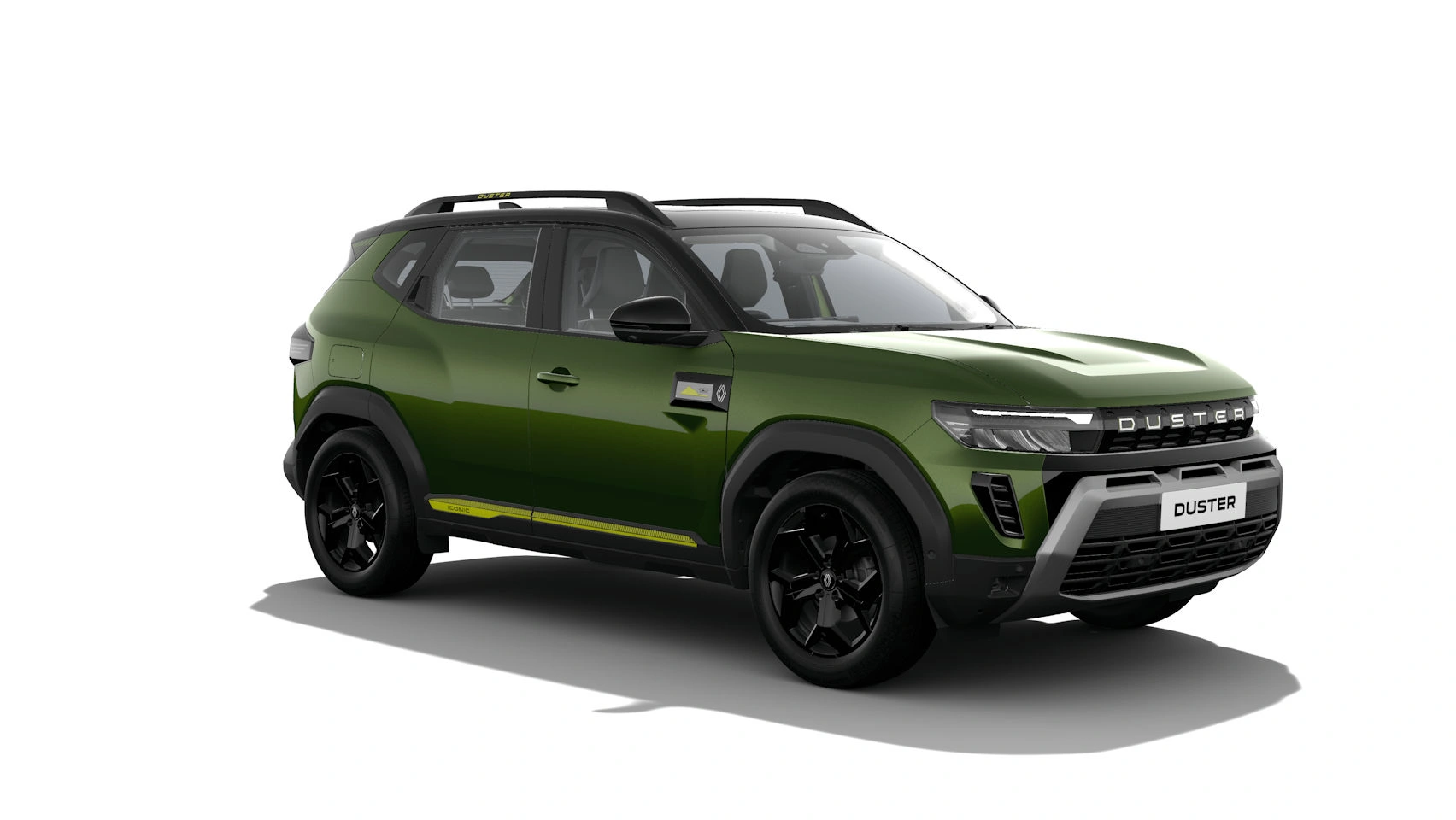 mountain jade green with stealth black roof