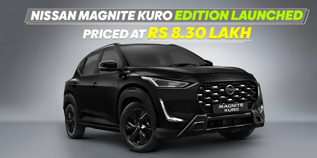 Nissan Magnite Kuro Edition Launched, Priced At Rs 8.30 lakh