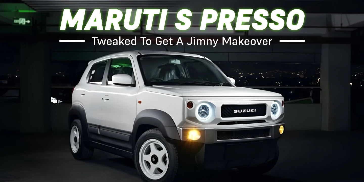 Maruti S Presso Tweaked To Get A Jimny Makeover