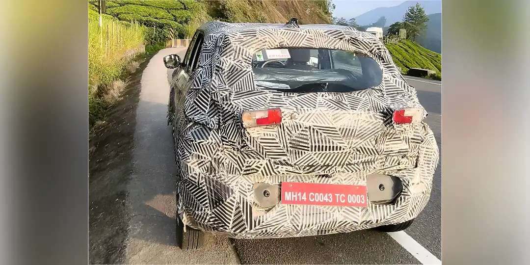 Exterior Changes On The 2026 Tata Punch Facelift rear view