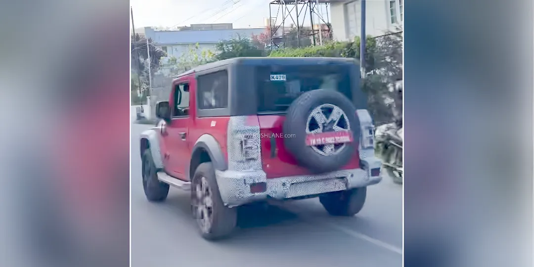 2026 Mahindra Thar Roxx rear view