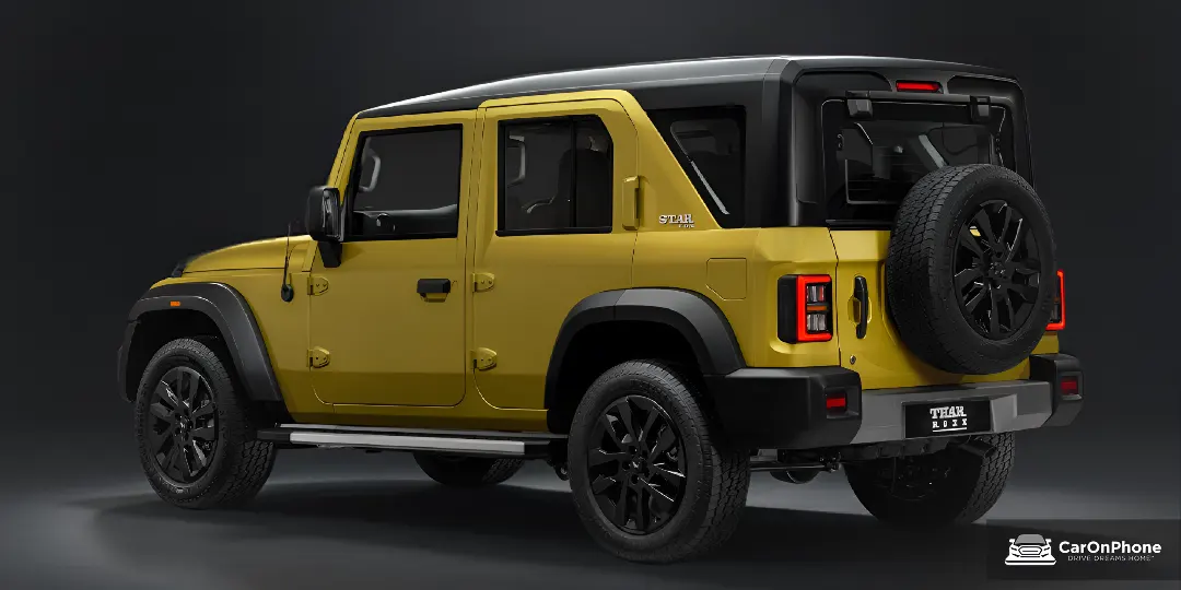 Mahindra Thar Roxx Star Edition Rear Left Side View