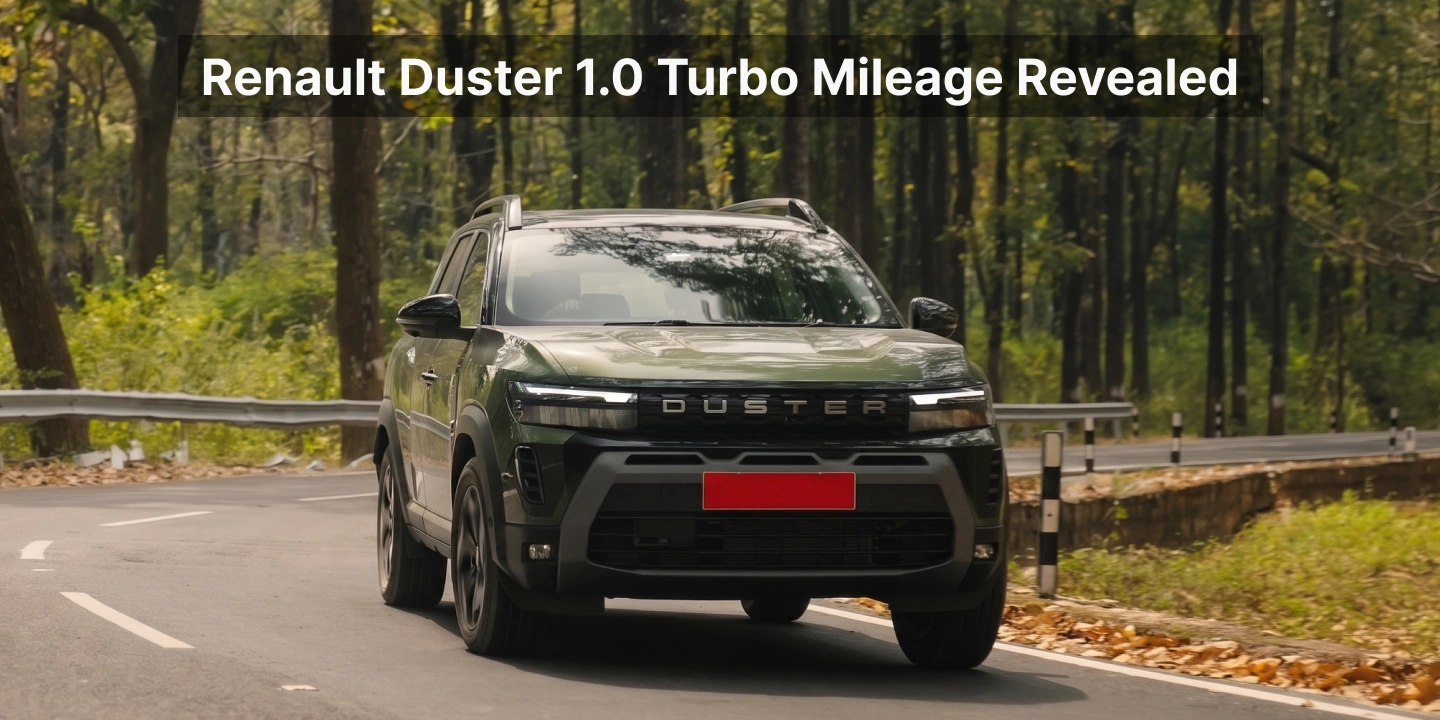 Renault Duster 1.0 Turbo Mileage Revealed_ Most Fuel-Efficient Duster Claims 19.41 KMPL