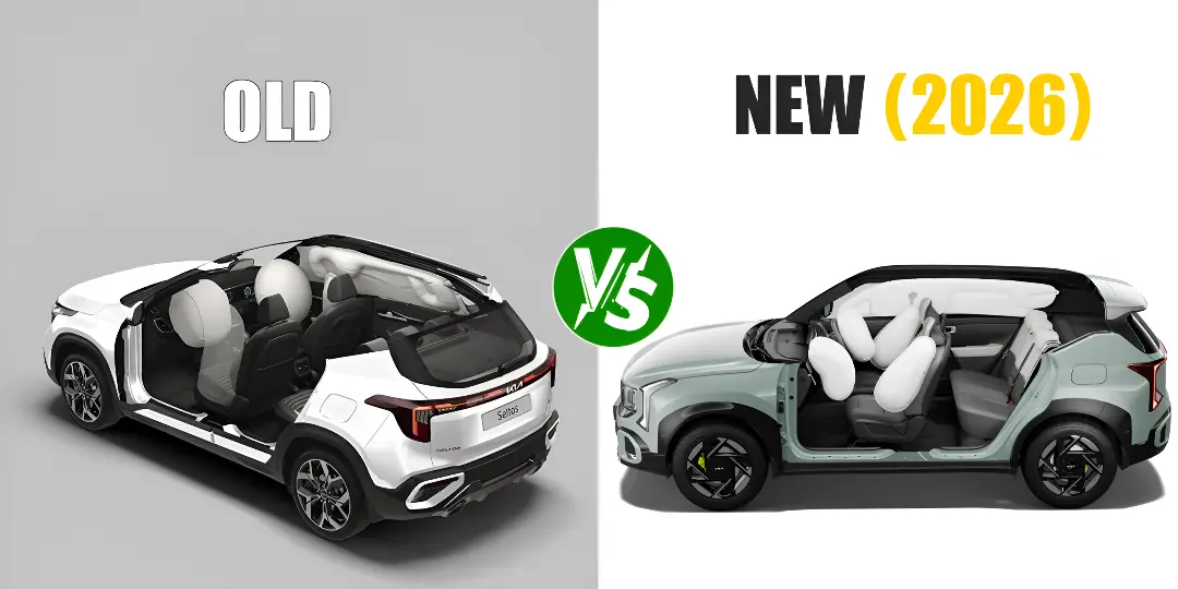 Old Vs New Seltos 2026 Cabin And Features safety