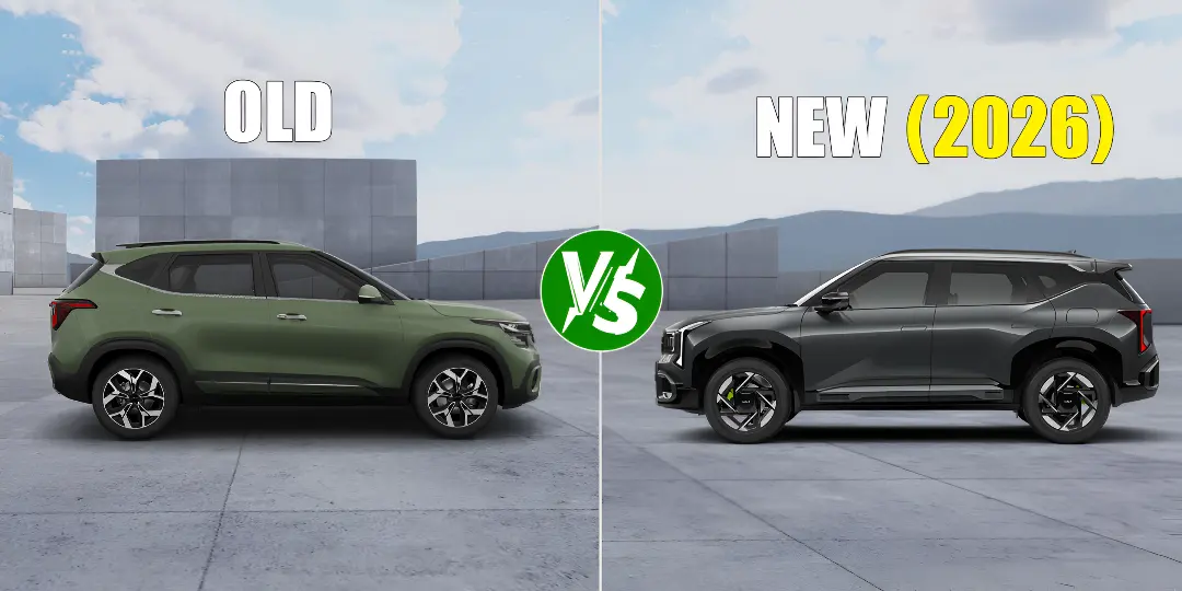 Old Vs New Seltos 2026: Changes In Exterior Design side view