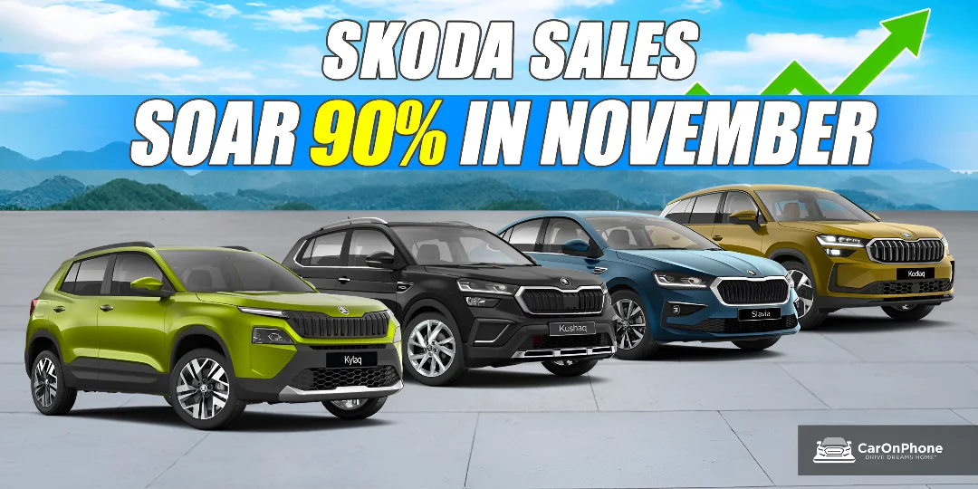 Skoda Auto India Sales Soar 90% in November 2025, Crosses 5 Lakh Units in India Cover