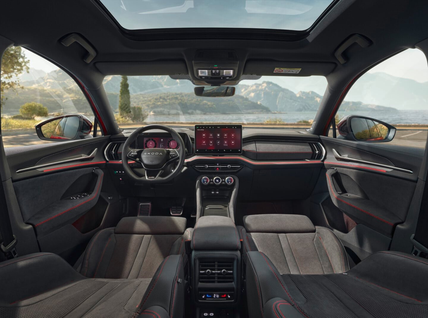 skoda kodiaq rs interior