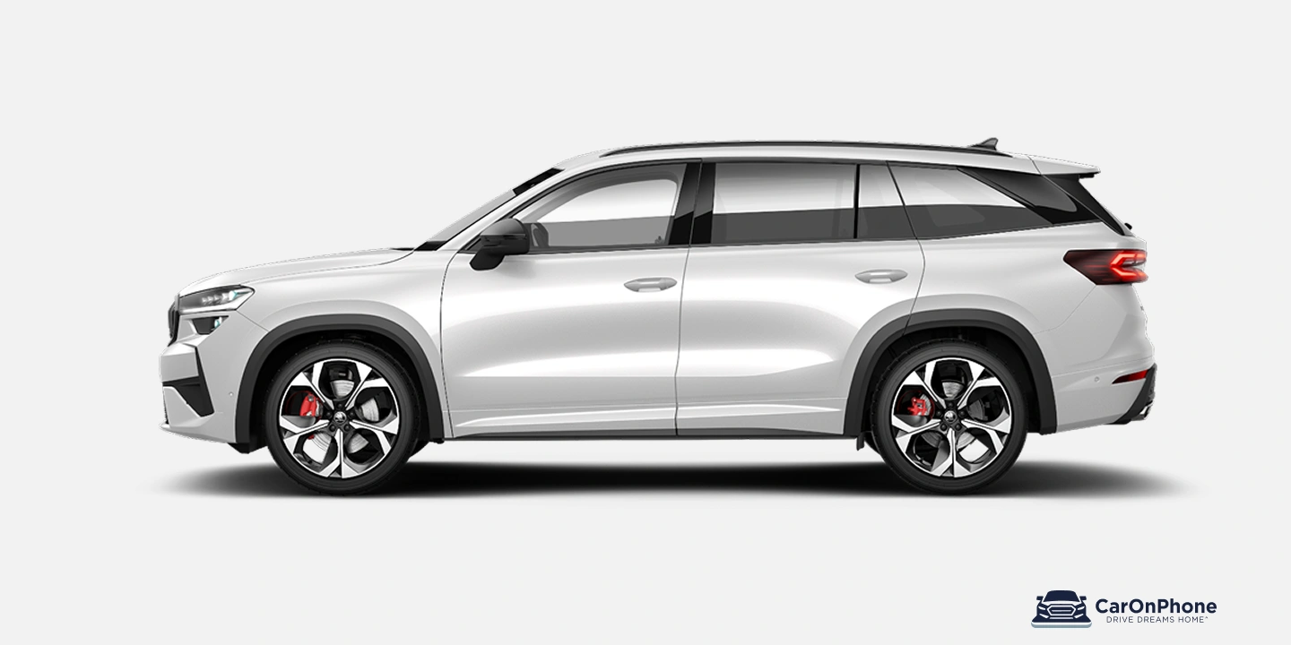 skoda kodiaq rs moon white
