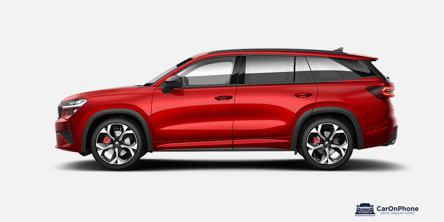 skoda kodiaq rs velvet red