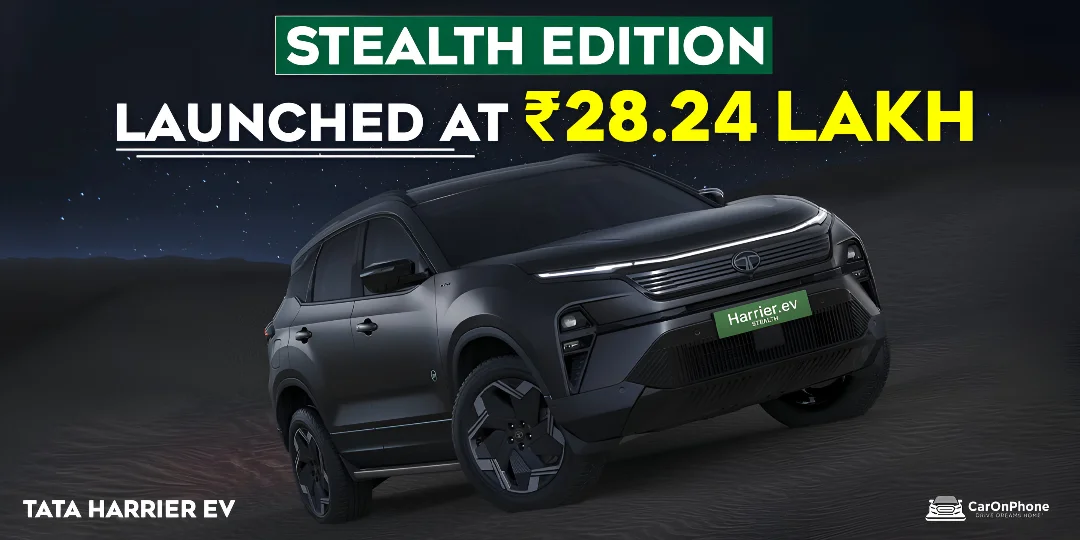Tata Harrier EV Stealth Edition Launched at Rs. 28.24 Lakh