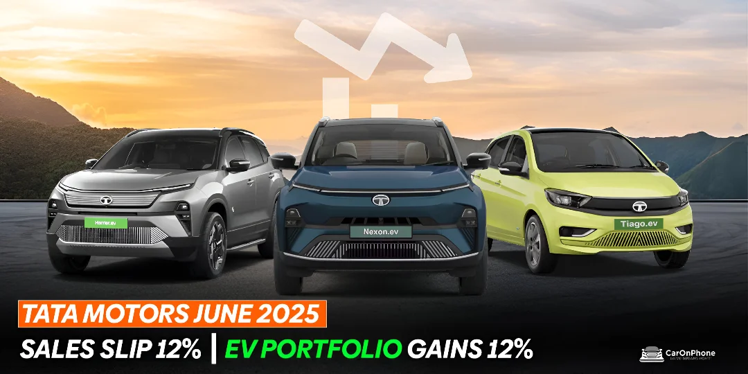 Tata Motors June 2025 Sales Slip 12%; EV Portfolio Gains 12%