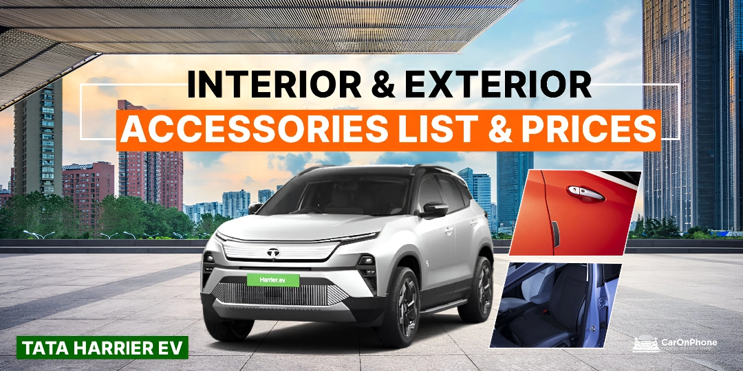 Tata Harrier EV Interior & Exterior Accessories List & Prices