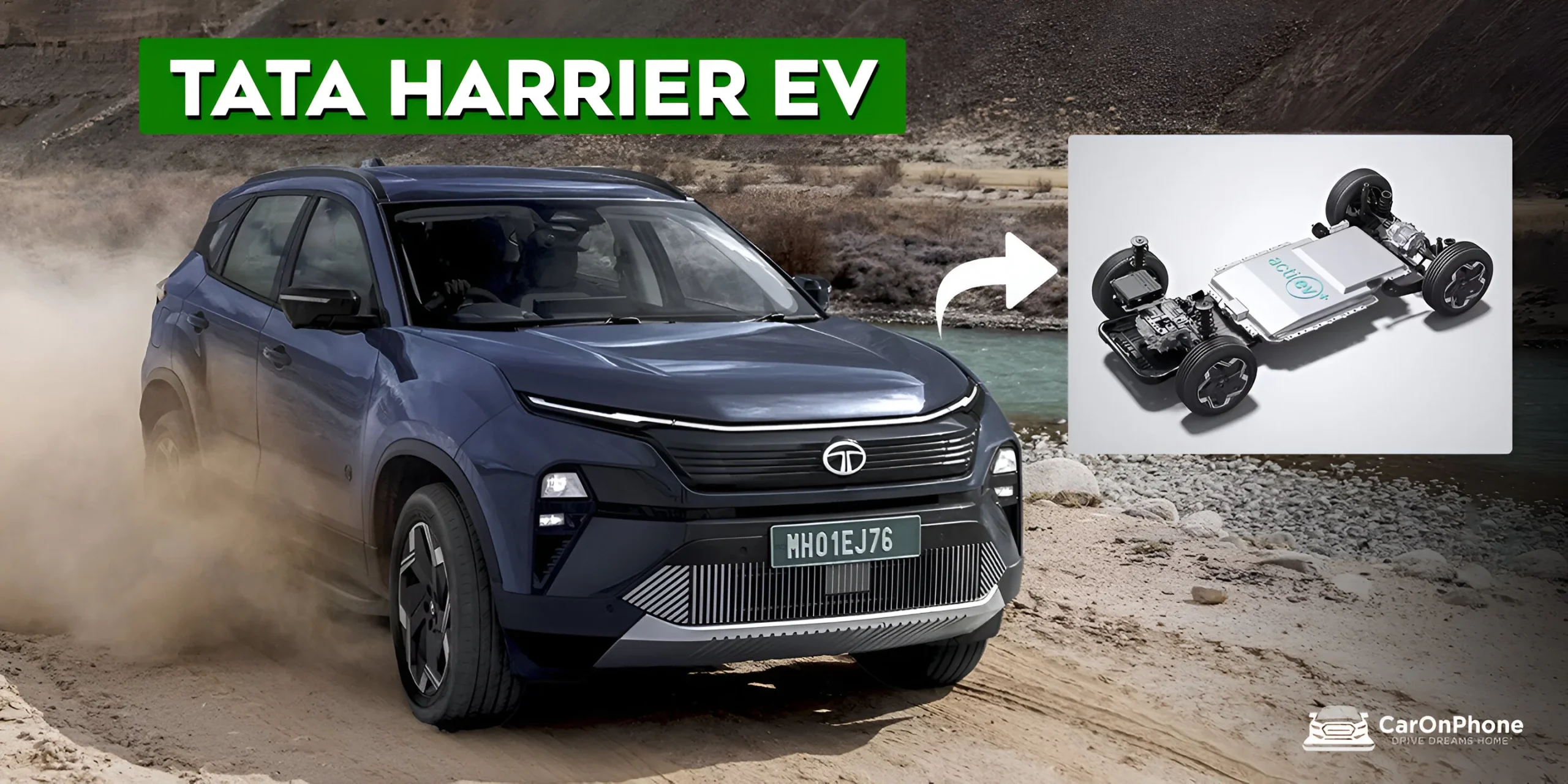 Tata Harrier EV – Lifetime Battery Warranty & Unlimited Kms!