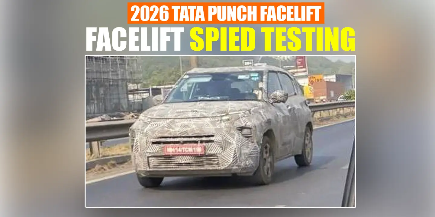 2026 Tata Punch Facelift - Spied Testing With Major Exterior And Feature Updates Cover