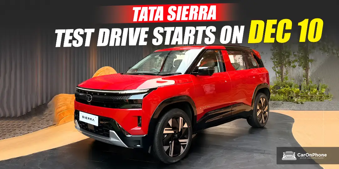 Tata Sierra Test Drives To Begin From December 10 cover