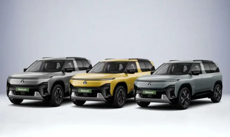 Tata Sierra EV Variant-Wise Battery Pack Options, Range & Price