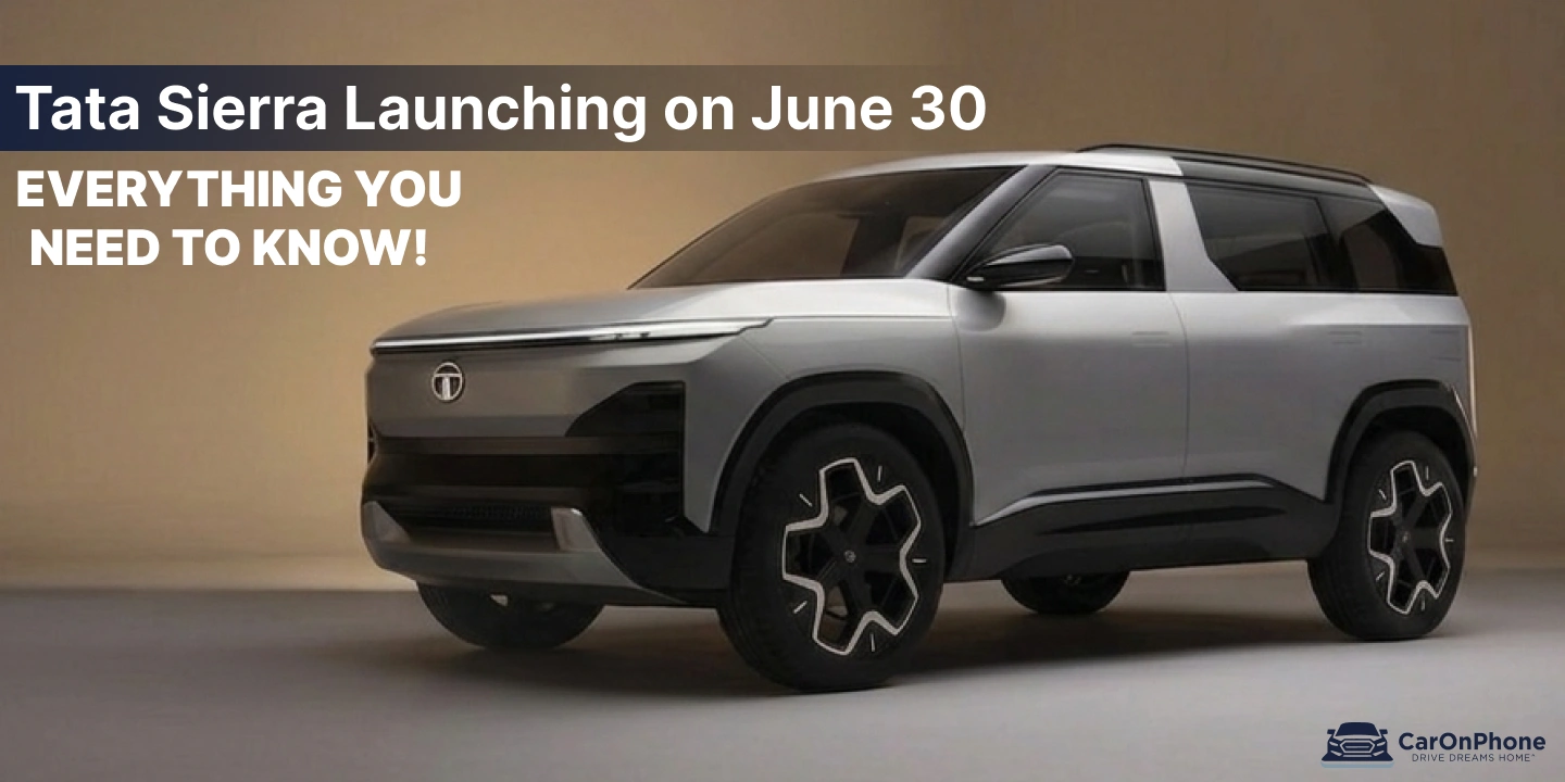 Tata Sierra Launching on June 30_ Everything You Need to Know!