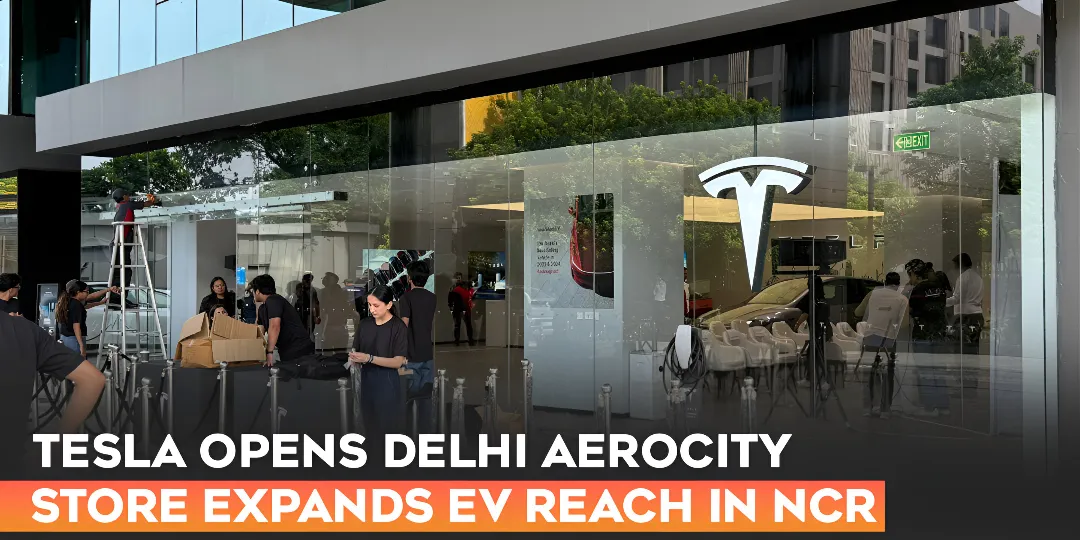 Tesla Launch New Store In Delhi.