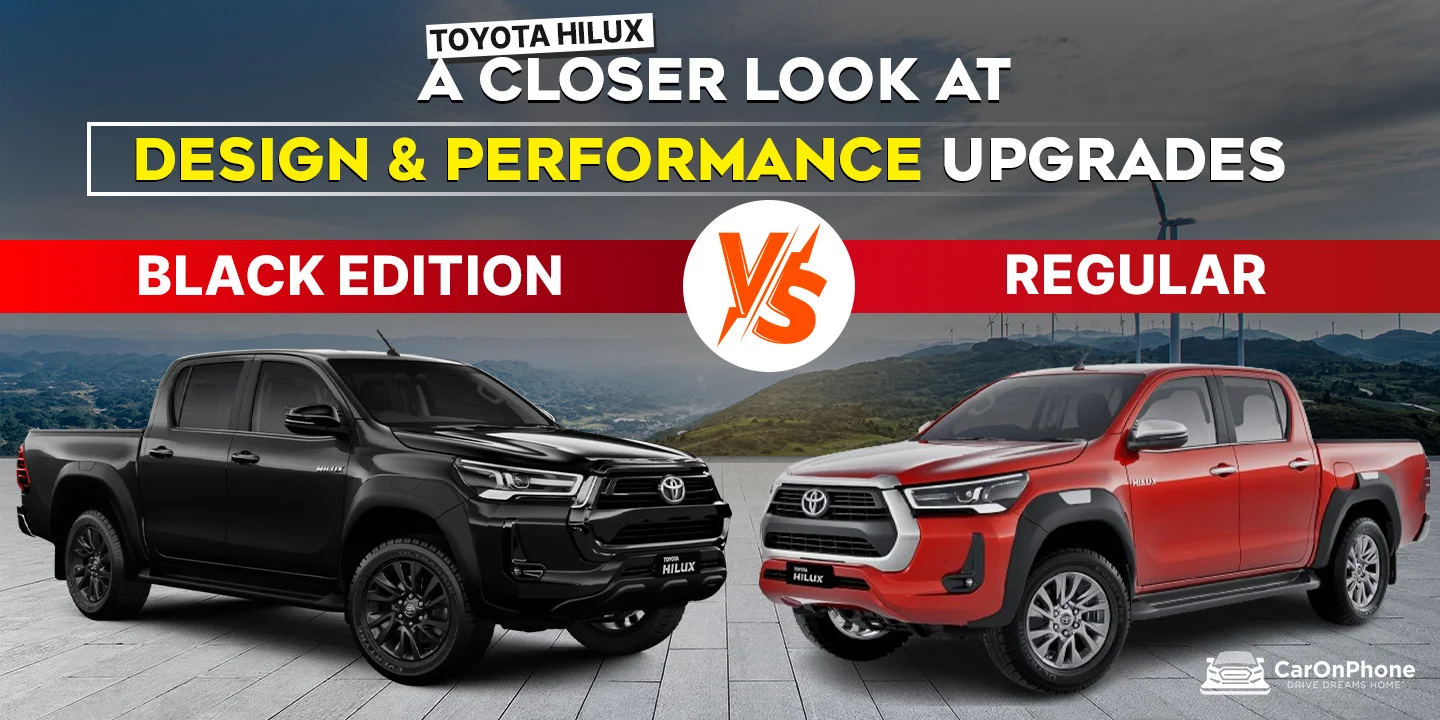 Toyota Hilux Black Edition vs Regular – A Closer Look at Design & Performance Upgrades