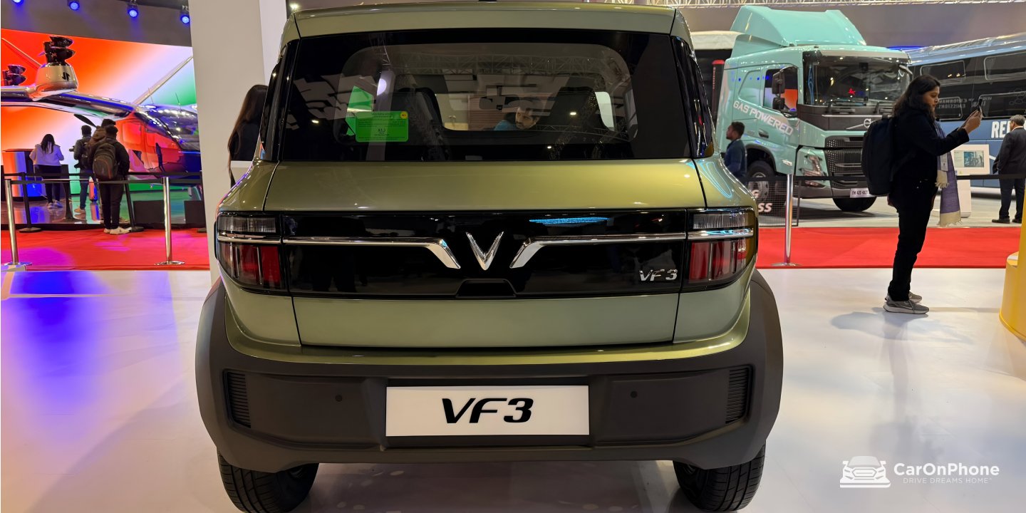 VinFast VF 3 Showcased In India at Bharat Mobility Global Expo 2025