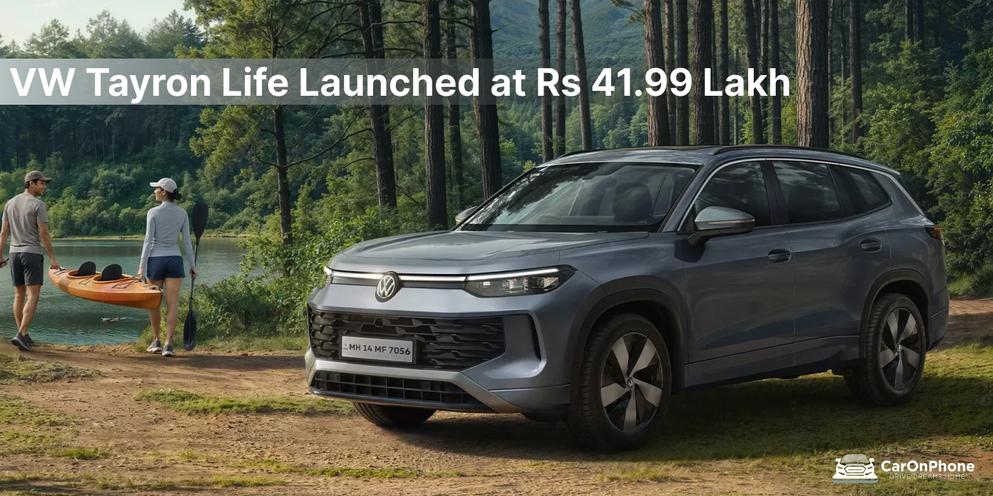 VW Tayron Life Launched at Rs 41.99 Lakh_ Debuts as Affordable 5-Seater SUV