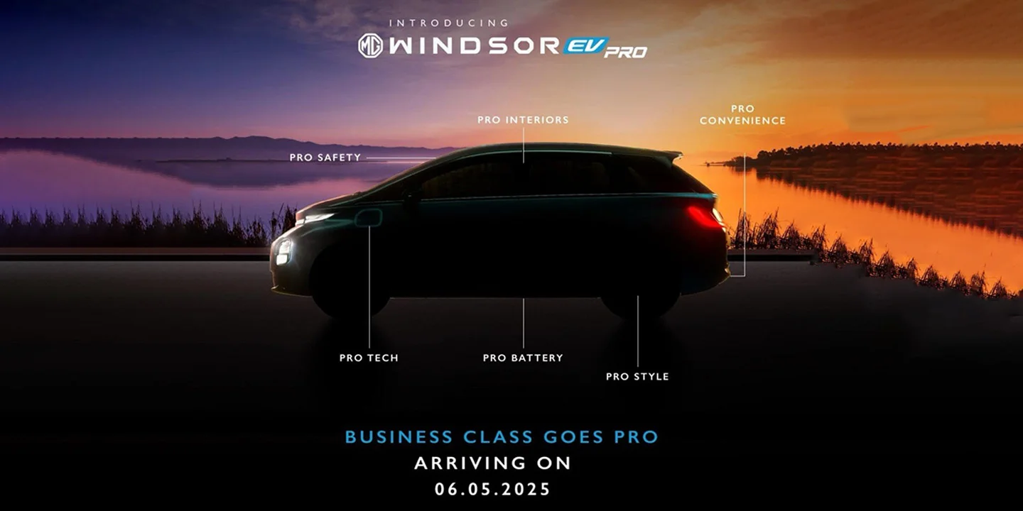 MG Windsor PRO to be Launched on May 6, here's what you need to know!
